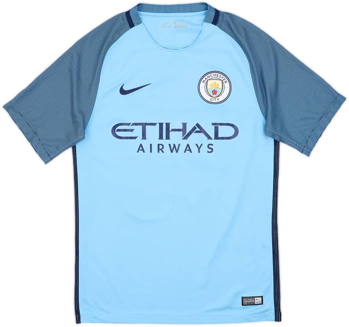 2016-17 Manchester City Home Shirt G.Jesus #33 - 7/10 - (S)