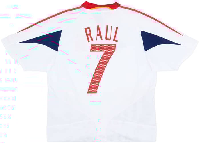 2004-06 Spain Away Shirt Raul #7 - 7/10 - (L)