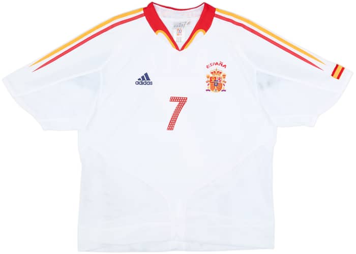 2004-06 Spain Away Shirt Raul #7 - 7/10 - (L)
