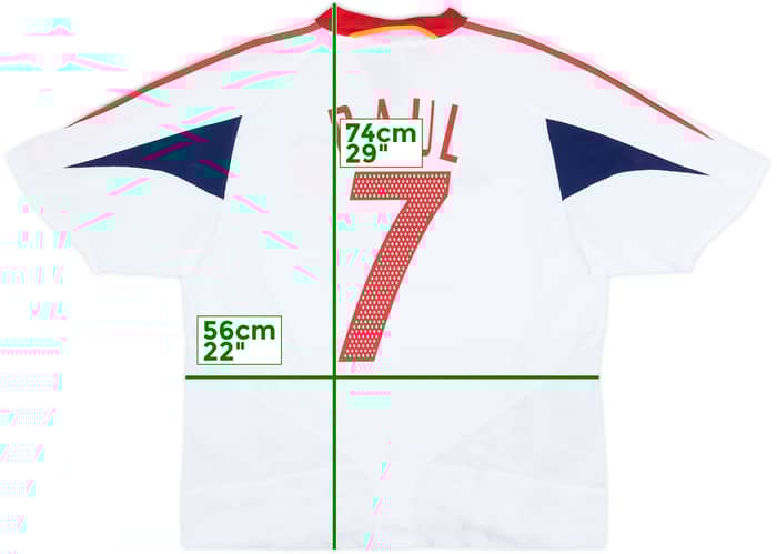 2004-06 Spain Away Shirt Raul #7 - 7/10 - (L)