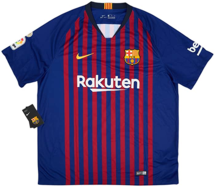 2018-19 Barcelona Camiseta Local Messi #10 (XL)