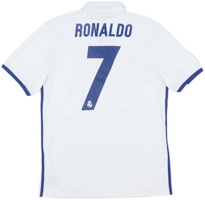 2016-17 Real Madrid Home Shirt Ronaldo #7 - 6/10 - (M)