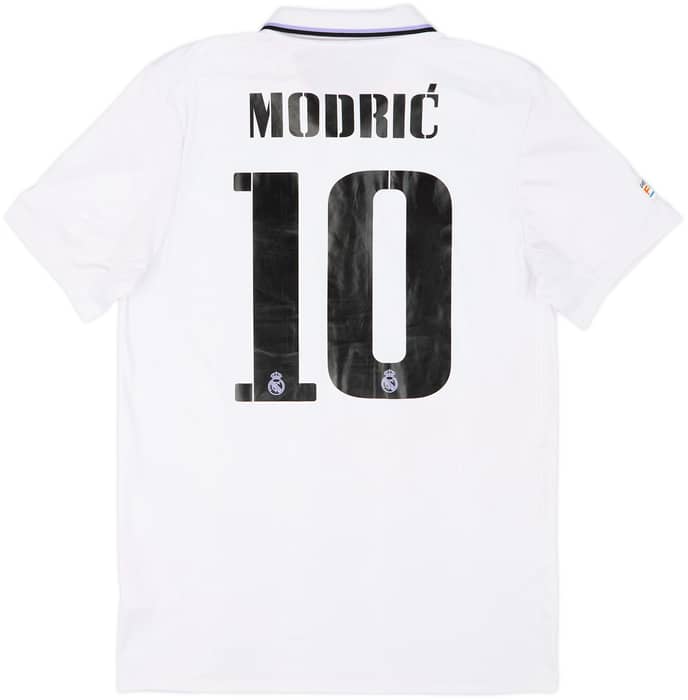 2022-23 Real Madrid Home Shirt Modric #10 - 4/10 - (M)