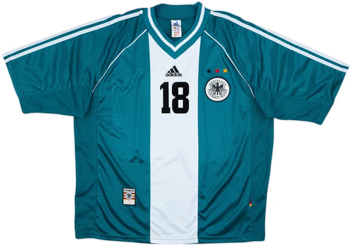 1998-00 Germany Away Shirt Klinsmann #18 - 8/10 - (XL)