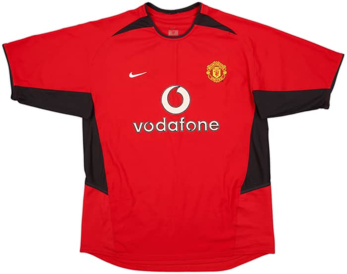 2002-04 Manchester United Home Shirt Ronaldo #7 - 6/10 - (L)