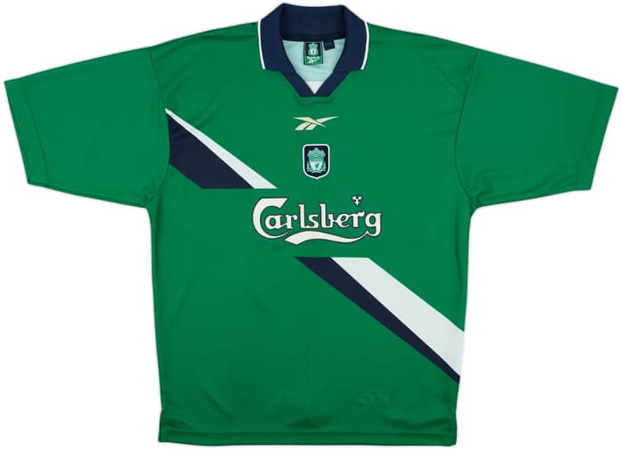 1999-00 Liverpool Away Shirt Gerrard #28 - 8/10 - (M)