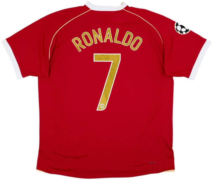 2006-07 Manchester United Home Shirt Ronaldo #7 - 10/10 - (XL)