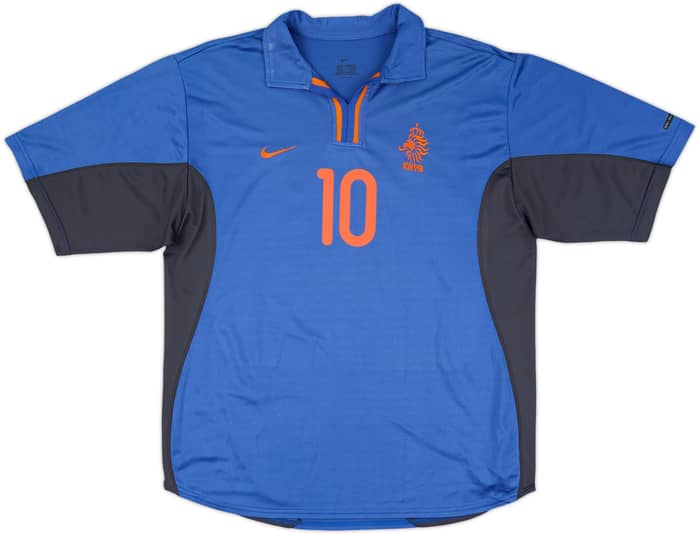 2000-02 Netherlands Away Shirt Bergkamp #10 - 7/10 - (M)