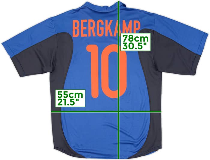 2000-02 Netherlands Away Shirt Bergkamp #10 - 7/10 - (M)