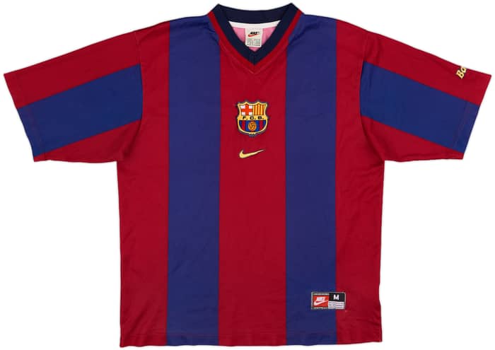 1998-00 Barcelona Basic Home Shirt Rivaldo #11 - 6/10 - (M)