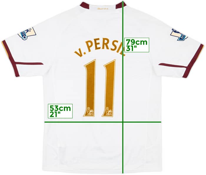 2007-08 Arsenal Away Shirt V.Persie #11 - 5/10 - (M)