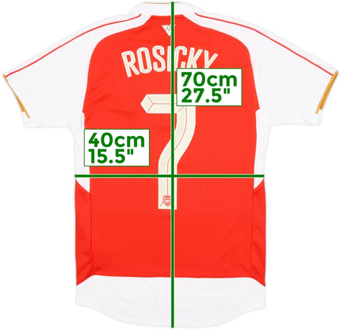 2014-15 Arsenal Home Shirt Rosicky #7 - 6/10 - (XS)