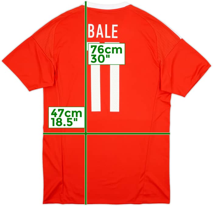 2016-17 Wales Home Shirt Bale #11 - 9/10 - (M)