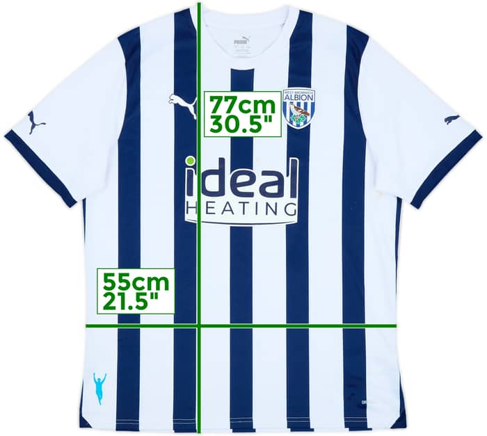 2023-24 West Brom Home Shirt - 6/10 - (XL)