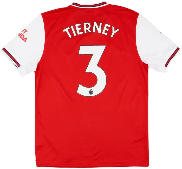 2019-20 Arsenal Home Shirt Tierney #3 - 9/10 - (M)