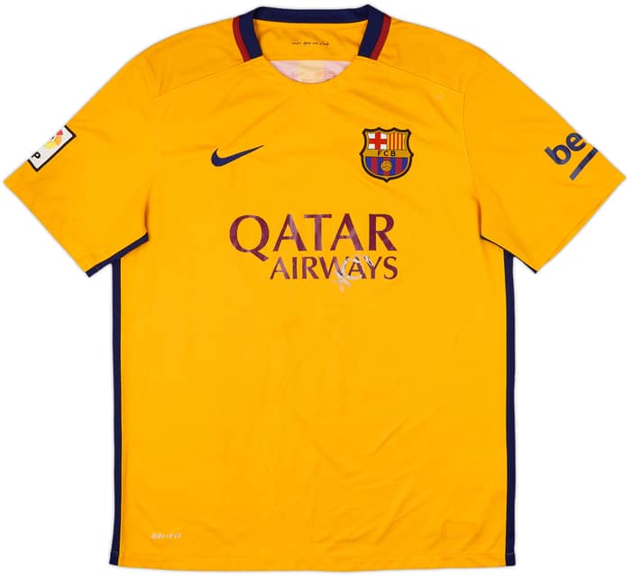 2015-16 Barcelona Away Shirt - 4/10 - (L)