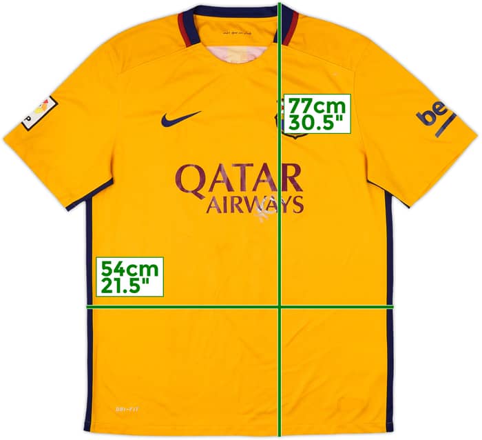2015-16 Barcelona Away Shirt - 4/10 - (L)