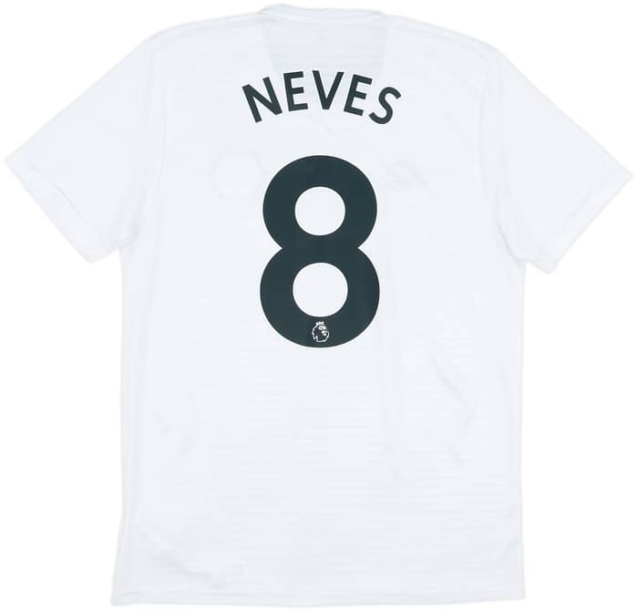2018-19 Wolves Away Shirt Neves #8 - 8/10 - (M)
