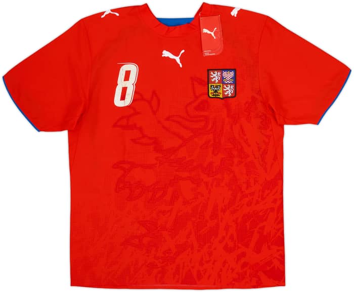2006-08 Czech Republic Home Shirt Poborsky #8 (M)