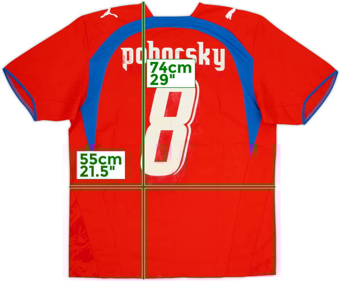 2006-08 Czech Republic Home Shirt Poborsky #8 (M)