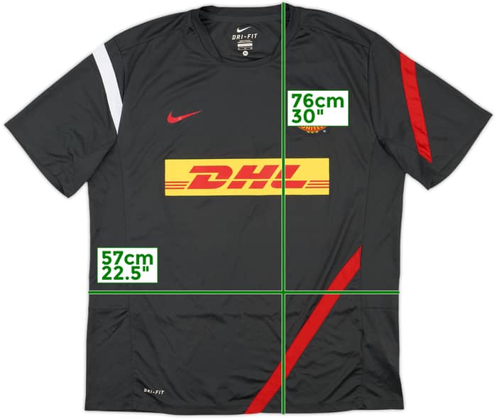 2012-13 Manchester United Nike Training Shirt - 9/10 - (XL)