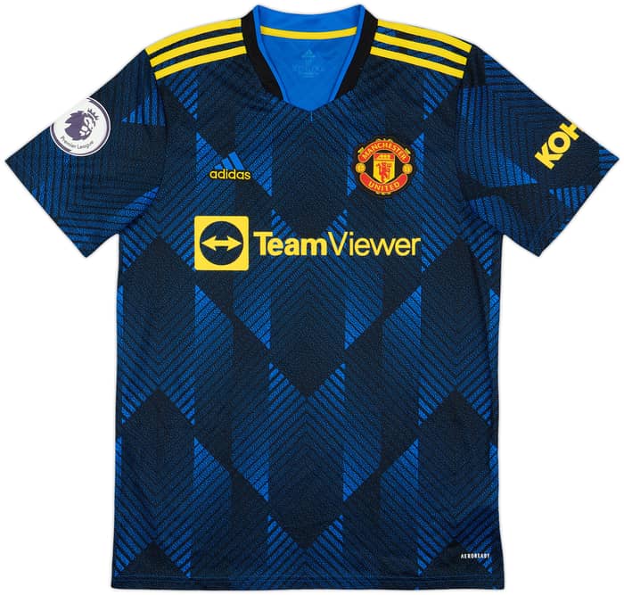 2021-22 Manchester United Third Shirt B.Fernandes #18 - 8/10 - (M)