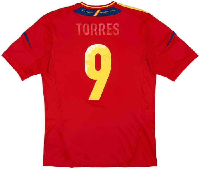 2011-12 Spain Home Shirt Torres #9 - 4/10 - (M)