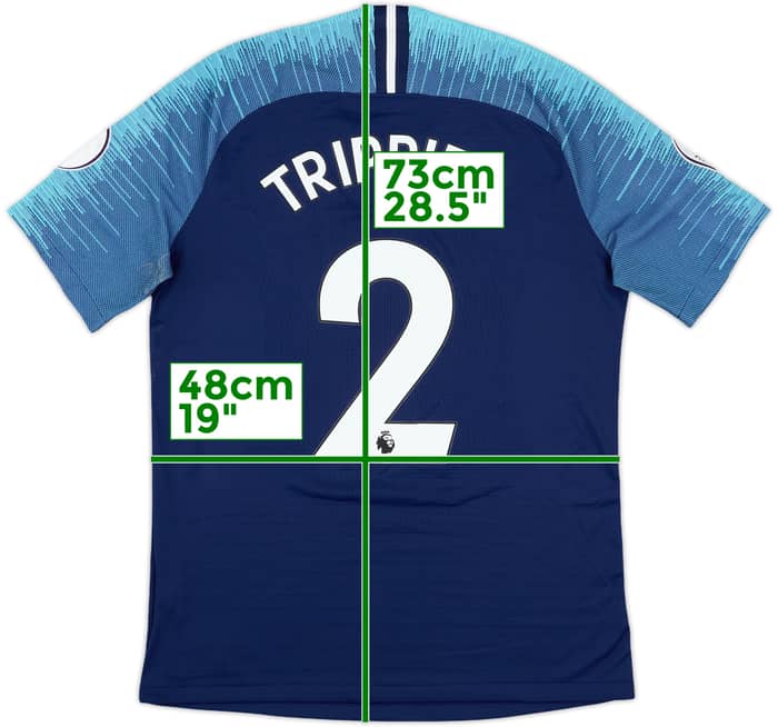 2018-19 Tottenham Authentic Away Shirt Trippier #2 - 5/10 - (M)