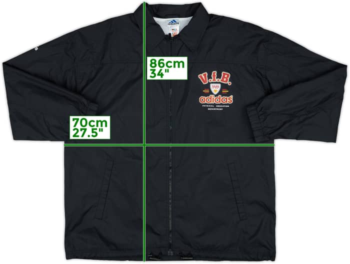 1992-93 Stuttgart adidas Track Jacket - 8/10 - (L)