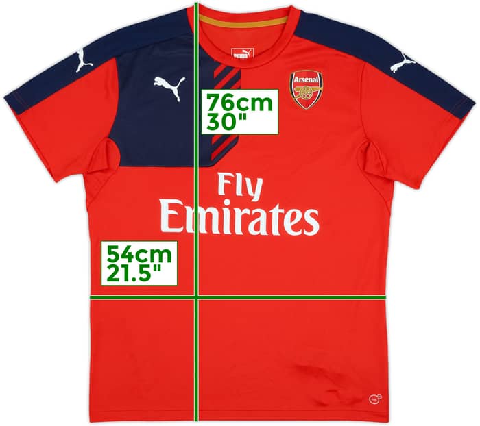2016-17 Arsenal Puma Training Shirt - 8/10 - (XL)