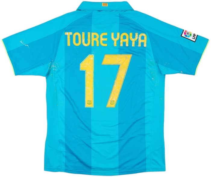 2007-09 Barcelona Away Shirt Yaya Toure #17 - 5/10 - (L)