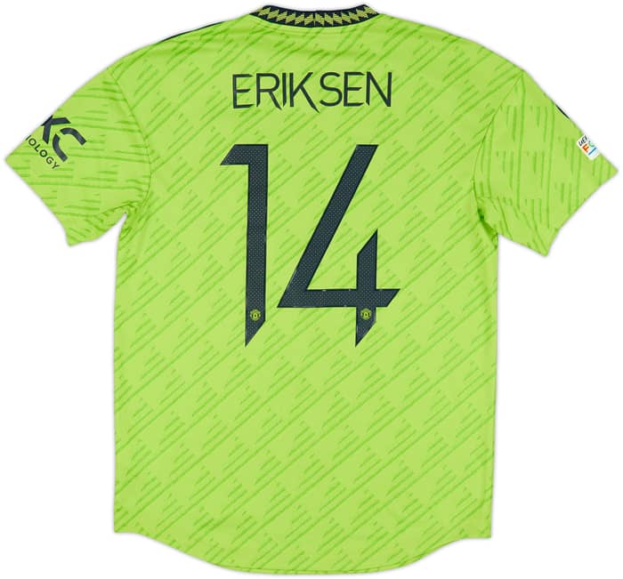 2022-23 Manchester United Authentic Third Shirt Eriksen #14 - 9/10 - (M)