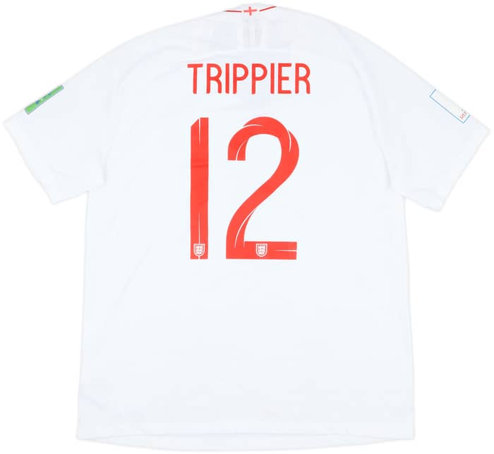 2018-19 England Authentic Home Shirt Trippier #12 - 7/10 - (XL)