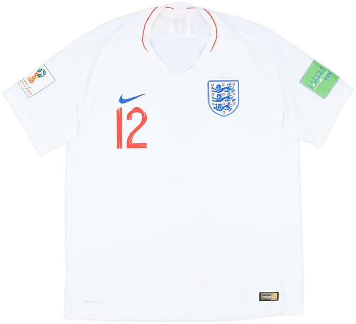 2018-19 England Authentic Home Shirt Trippier #12 - 7/10 - (XL)