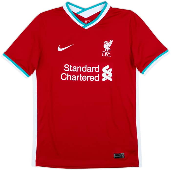 2020-21 Liverpool Home Shirt Firmino #9 - 8/10 - (L.Boys)