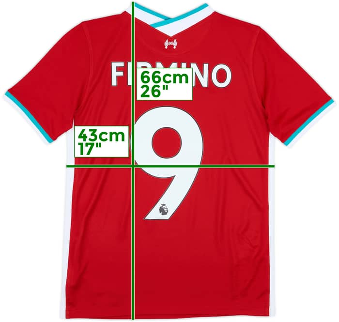 2020-21 Liverpool Home Shirt Firmino #9 - 8/10 - (L.Boys)