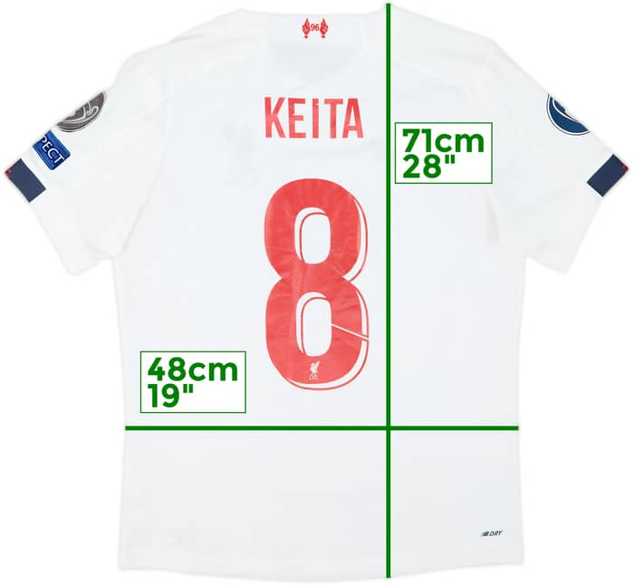 2019-20 Liverpool Away Shirt Keita #8 - 9/10 - (M)