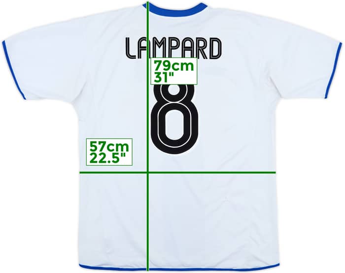 2003-05 Chelsea Away Shirt Lampard #8 - 8/10 - (L)