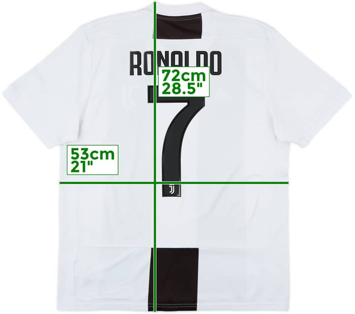 2018-19 Juventus Home Shirt Ronaldo #7 - 6/10 - (M)