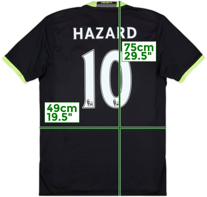 2016-17 Chelsea Away Shirt Hazard #10 - 6/10 - (M)