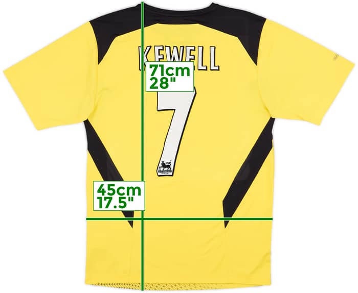 2004-06 Liverpool Away Shirt Kewell #7 - 8/10 - (S)