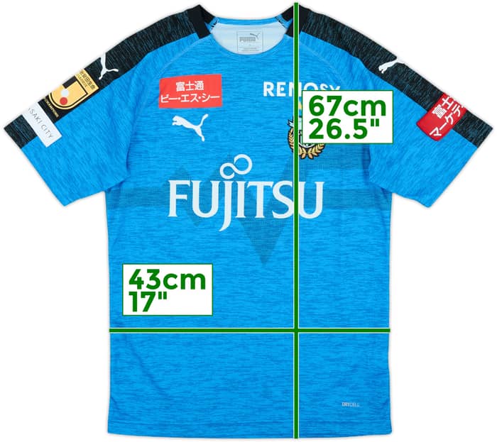 2019 Kawasaki Frontale Home Shirt - 10/10 - (S)