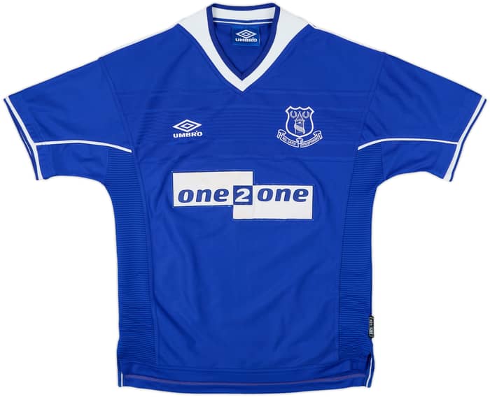 1999-00 Everton Home Shirt Moore #23 - 8/10 - (M)