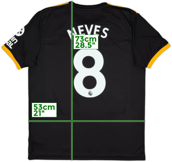 2019-20 Wolves Away Shirt Neves #8 - 8/10 - (L)
