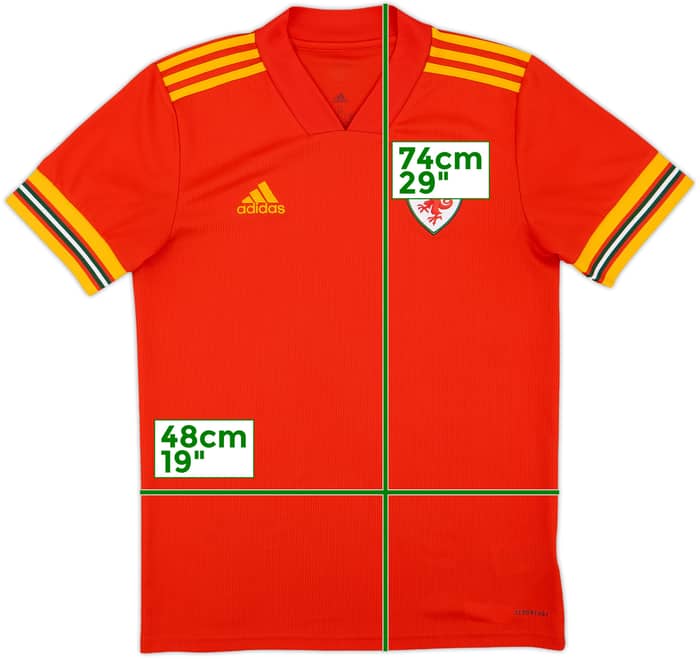 2020-21 Wales Home Shirt - 10/10 - (S)