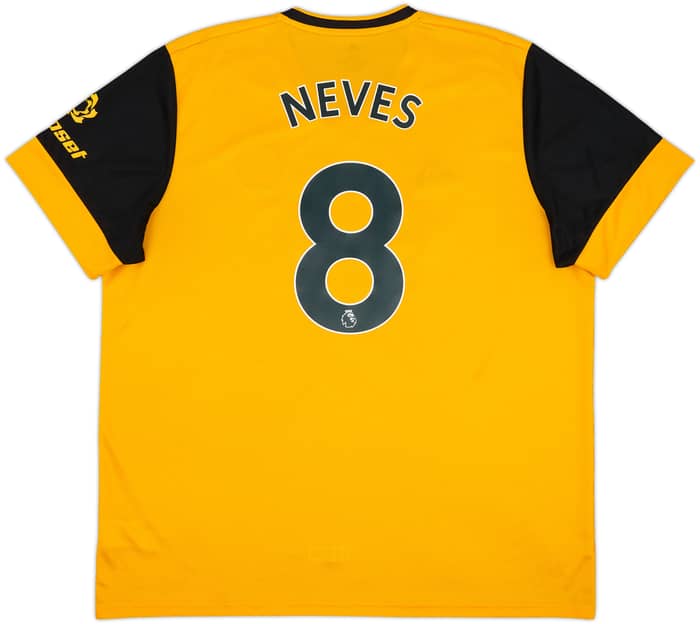 2020-21 Wolves Home Shirt Neves #8 - 10/10 - (XXL)