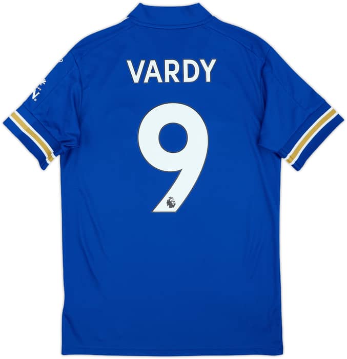 2020-21 Leicester Home Shirt Vardy #9 - 8/10 - (S)