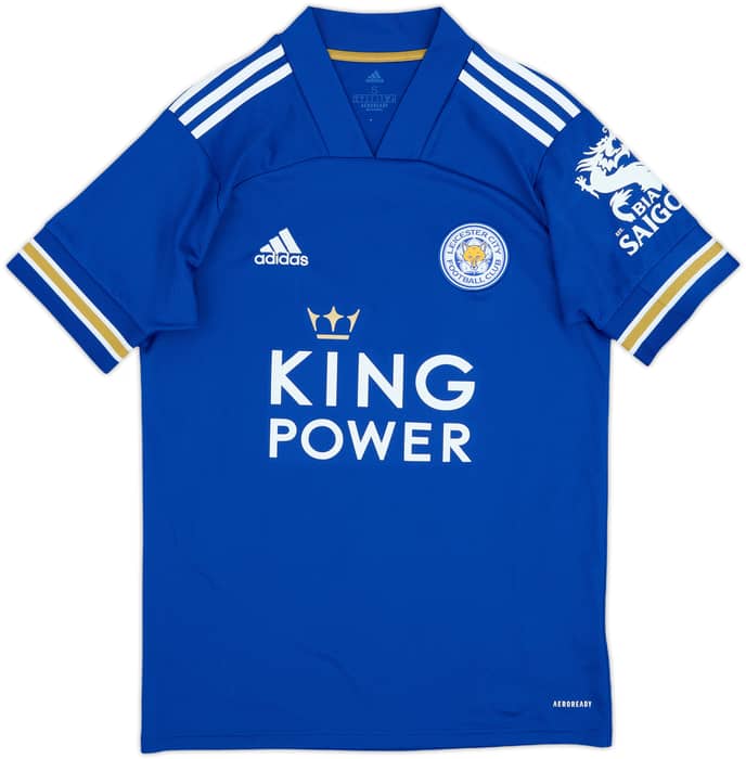 2020-21 Leicester Home Shirt Vardy #9 - 8/10 - (S)