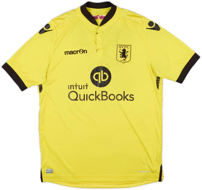 2015-16 Aston Villa Away Shirt Grealish #40 - 6/10 - (L)