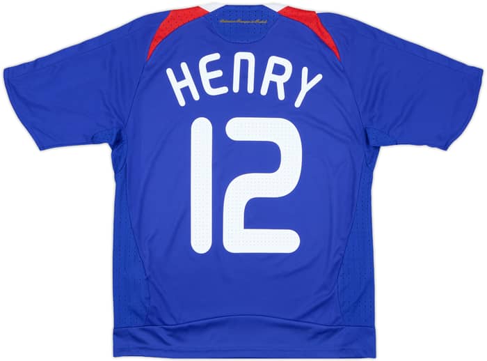 2007-08 France Home Shirt Henry #12 - 9/10 - (XL.Boys)